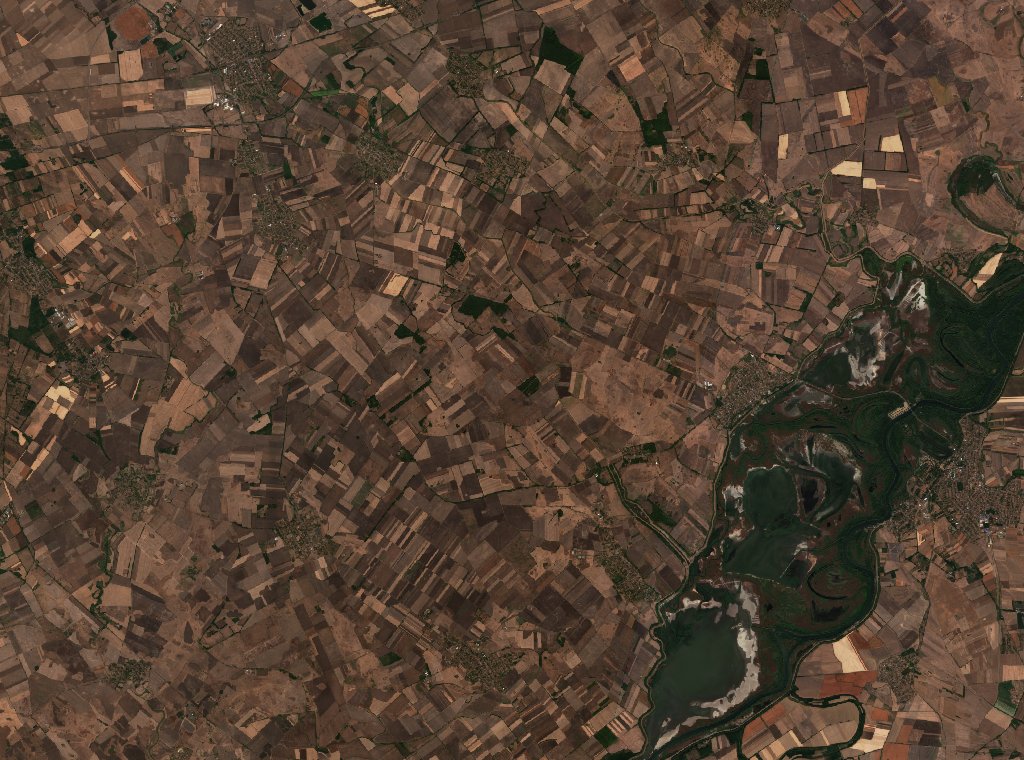 Tisza-tó műholdképe, 2026. 09. 17., Copernicus Sentinel-2 felvétel